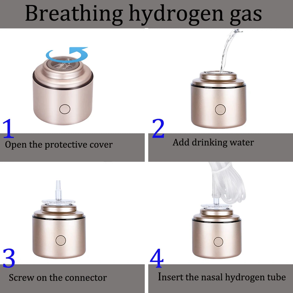 Quantum Smart MRETOH Molecular Resonance Nano High Rich Hydrogen Water Cup Generator SPE ORP Alkaline Ionizer Pure H2 Bottle