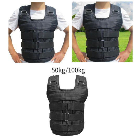 Adjustable Weighted Vest, Weight Vest for Men Women, Boxing Waistcoat Weighted Jacket Weight Loading Vest for Gym, Workout