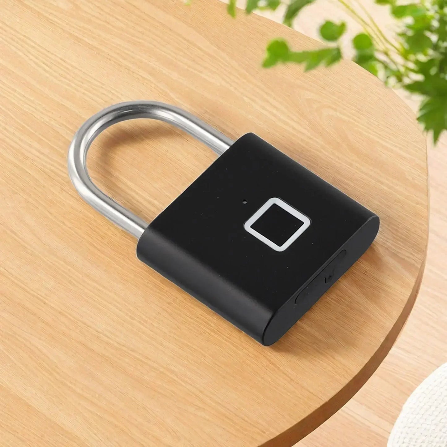 Keyless Fingerprint Lock USB Charging Smart Padlock Portable and Lightweight Suitable for Cabinets and Luggage