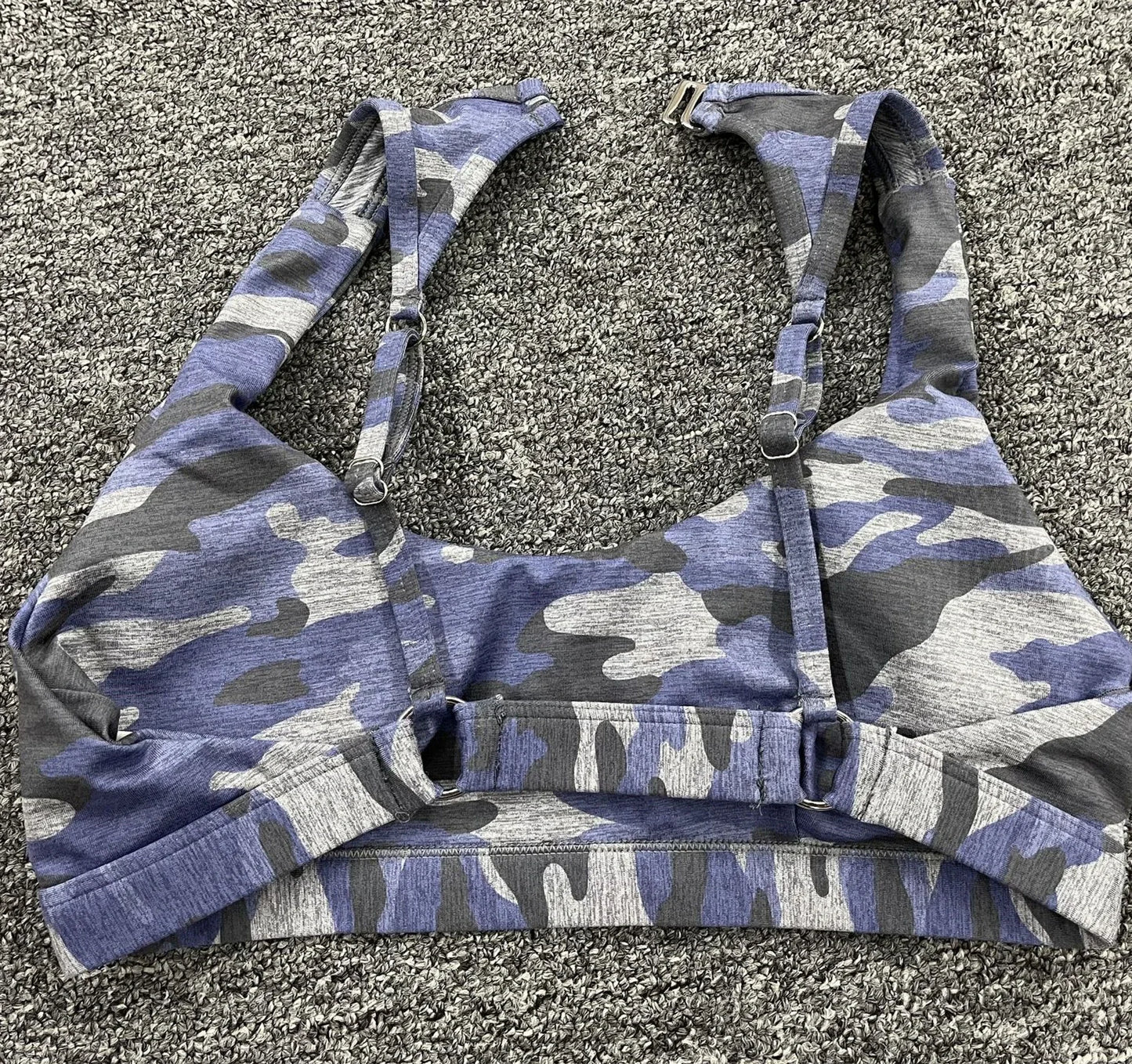 QK 2024 Camo Sports Bra Squat Proof Scrunch High V Waist Leggings Yoga Sets Fitness Workout Gym Pant Women Running Active Suit