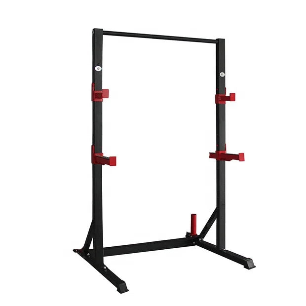 Household fitness equipment adjustable barbell squat rack pull-ups