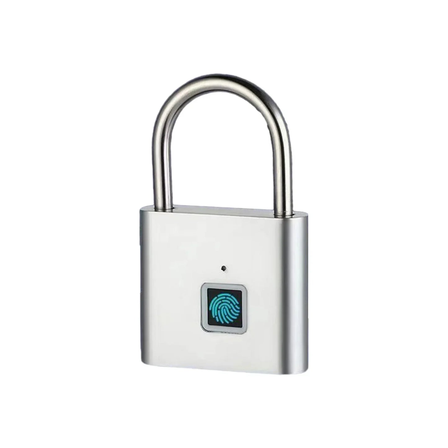 Keyless Fingerprint Lock USB Charging Smart Padlock Portable and Lightweight Suitable for Cabinets and Luggage